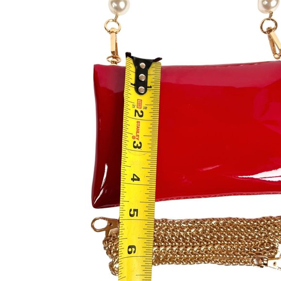 Dior Crossbody Purse Small Bag Beauty Cosmetic Case to Crossbody Faux Patent - Picture 11 of 13